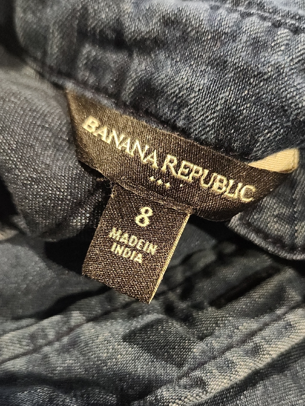 Banana Republic Tencel Chambray Maxi Dress Sz 8- NO BELT - Picture 7 of 7